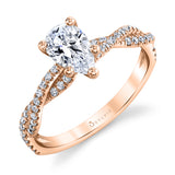 Leana - Pear Shaped Engagement Ring