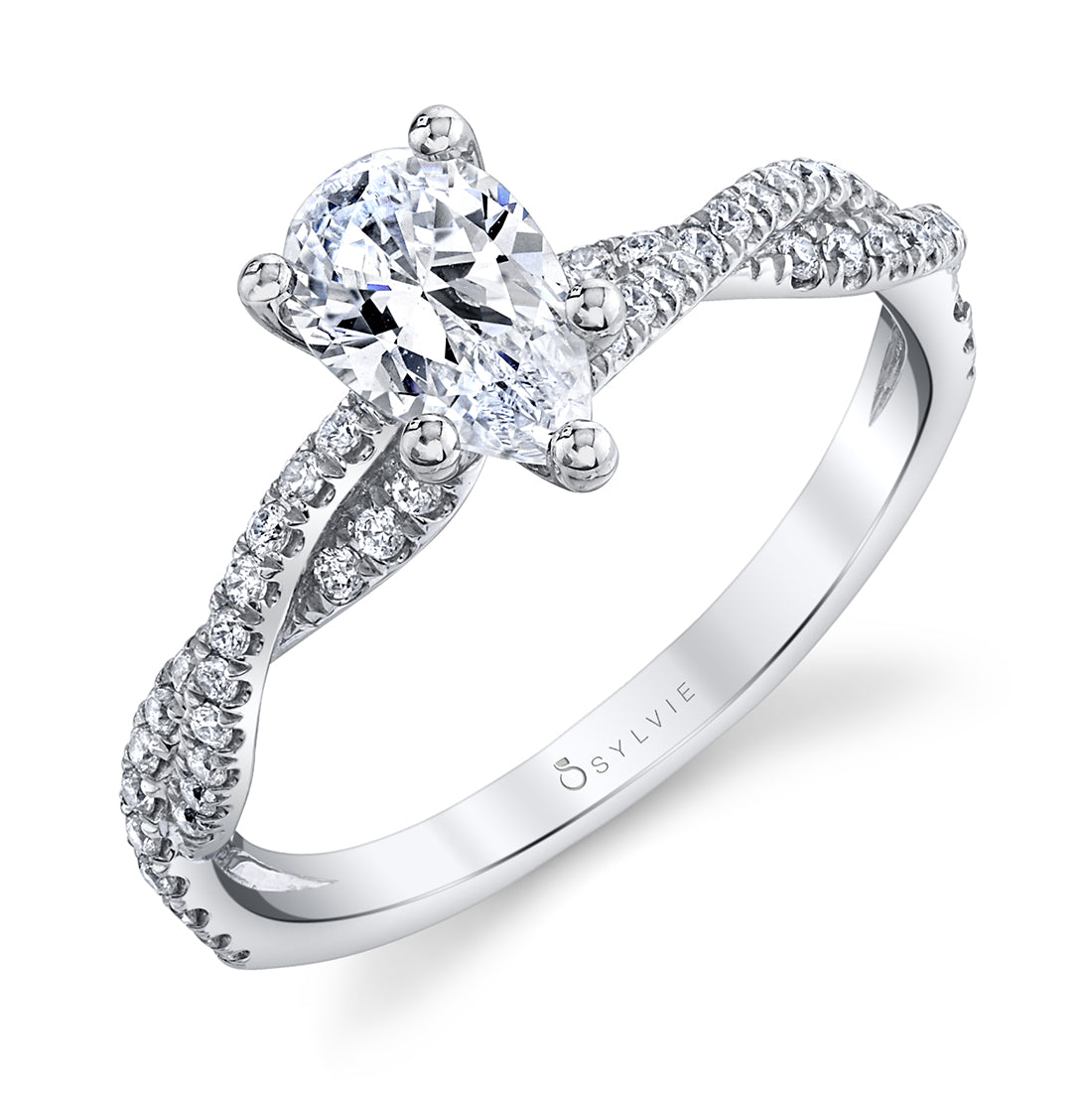 Leana - Pear Shaped Engagement Ring