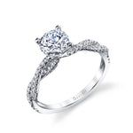 Leana - Spiral Engagement Ring