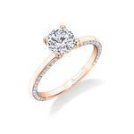 Messaline - Modern Solitaire Engagement Ring