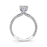 Messaline - Modern Solitaire Engagement Ring