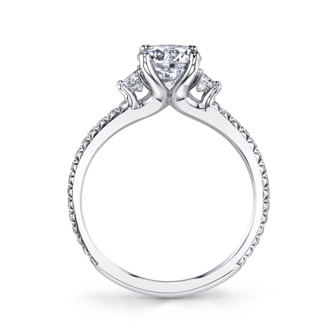 Eloise - Classic Three Stone Engagement Ring