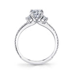Eloise - Classic Three Stone Engagement Ring