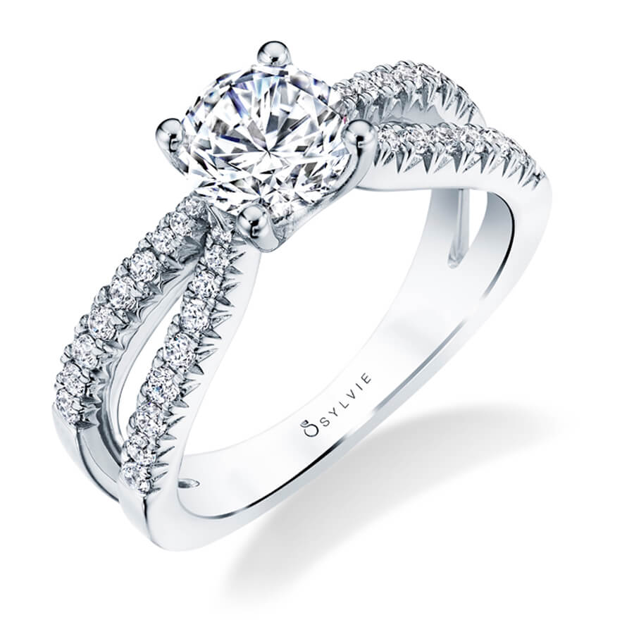 Agathe - Split Shank Engagement Ring
