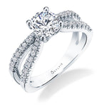Agathe - Split Shank Engagement Ring