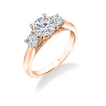 Blandine - Three Stone Engagement Ring