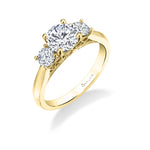 Blandine - Three Stone Engagement Ring