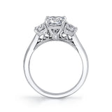 Blandine - Three Stone Engagement Ring