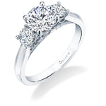 Blandine - Three Stone Engagement Ring
