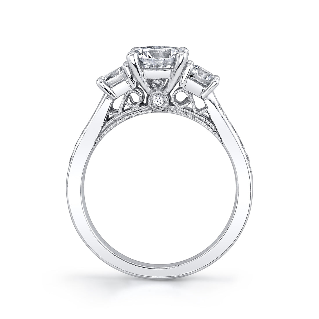 Perrine - Three Stone Engagement Ring