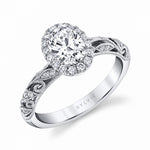 Vintage Oval Engagement Ring - Rochelle