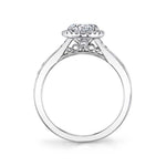 Quinn - Vintage Inspired Halo Engagement Ring