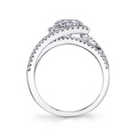 Marissa - Swirl Split Shank Engagement Ring
