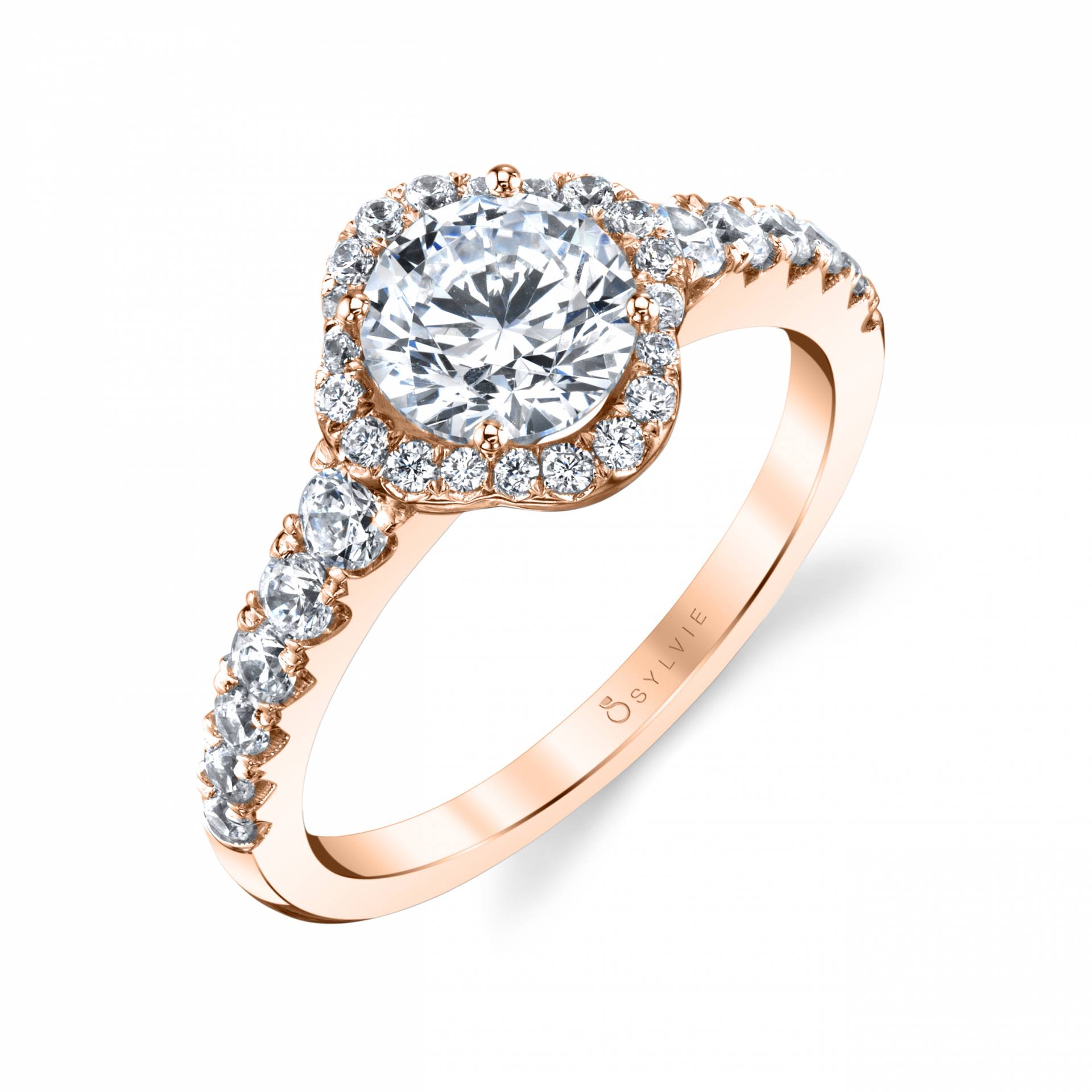Penelope - Unique Halo Engagement Ring