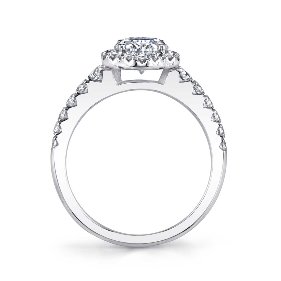 Penelope - Unique Halo Engagement Ring