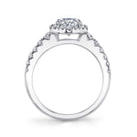 Penelope - Unique Halo Engagement Ring