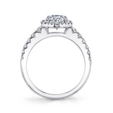 Penelope - Unique Halo Engagement Ring