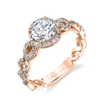 Unique Spiral Engagement Ring