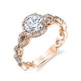 Unique Spiral Engagement Ring