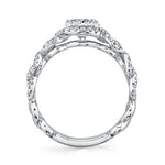 Unique Spiral Engagement Ring