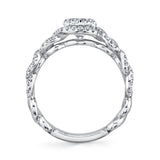 Unique Spiral Engagement Ring
