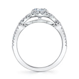 Modern Spiral Engagement Ring