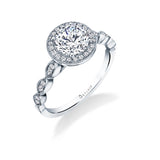 Jessa - Vintage Inspired Stackable Engagement Ring