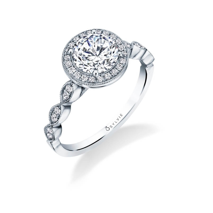 Jessa - Vintage Inspired Stackable Engagement Ring