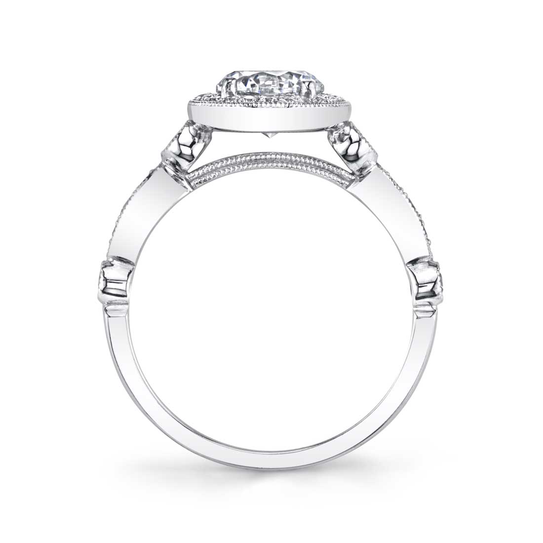Taylor - Vintage Inspired Stackable Engagement Ring