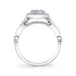 Taylor - Vintage Inspired Stackable Engagement Ring