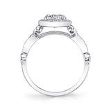 Taylor - Vintage Inspired Stackable Engagement Ring