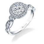 Taylor - Vintage Inspired Stackable Engagement Ring