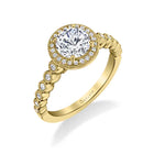 Marion - Stackable Halo Engagement Ring