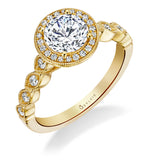 Loreen - Stackable Halo Engagement Ring