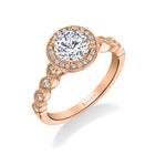 Loreen - Stackable Halo Engagement Ring