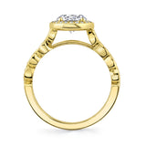 Loreen - Stackable Halo Engagement Ring