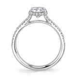 Classic Engagement Ring with Under Halo