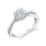 Spiral Engagement Ring
