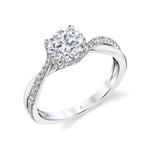 Spiral Engagement Ring