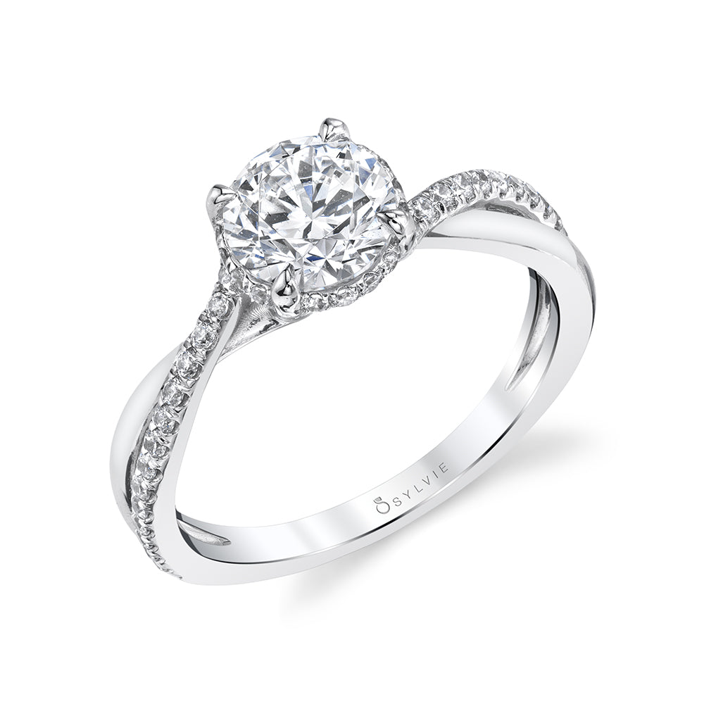 Spiral Engagement Ring