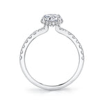 Classic Engagement Ring with Under Halo