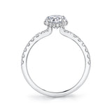 Classic Engagement Ring with Under Halo
