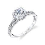 Classic Split Shank Engagement Ring