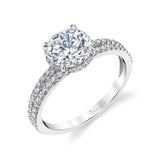 Classic Split Shank Engagement Ring