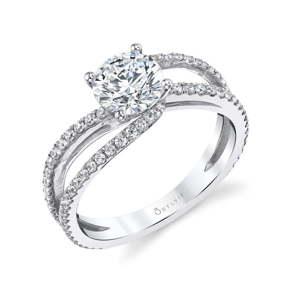 Split Shank Engagement Ring