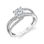 Split Shank Engagement Ring