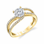 Split Shank Engagement Ring
