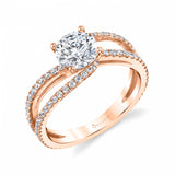 Split Shank Engagement Ring