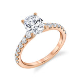 Oval Cut Classic Engagement Ring - Veronique