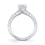 Round Cut Classic Engagement Ring - Veronique